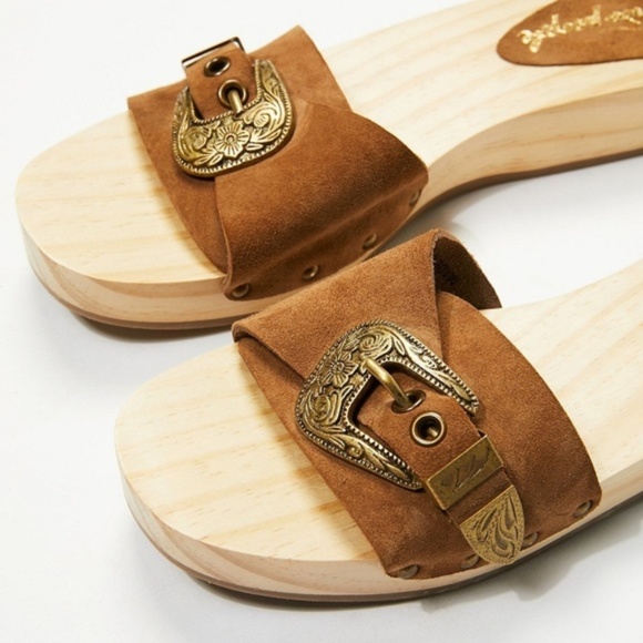 NIB Free People Westtown Slide Clogs / Mules - Picture 4 of 6